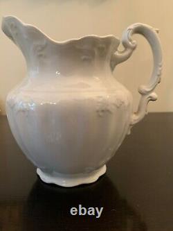 Johnson Bros Ironstone White Pitcher