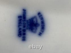 Johnson Bros. Kenworth Flow Blue 12-sided Platter-14