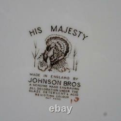 Johnson Bros Large His Majesty Turkey Platter 20½ by 15¾ inches