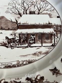 Johnson Bros. Large Historic America 20 Oval Serving Platter original tag