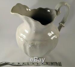 Johnson Bros Made In England Royal Ironstone China White Pitcher No Chips