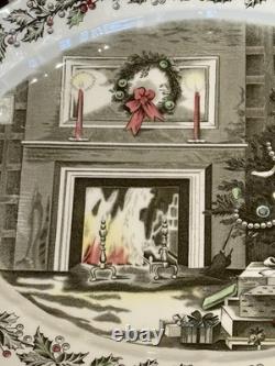 Johnson Bros Merry Christmas LARGE 20x 16 Oval Platter. Excellent Condition