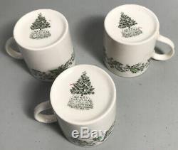 Johnson Bros Merry Christmas Punch Serving Bowl Cups Mugs Coasters Candy Dish