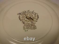 Johnson Bros Native American Wild Turkeys Dinner Plates 10 3/4