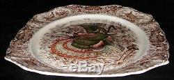 Johnson Bros Native American Wild Turkeys Windsor Ware 20 Platter