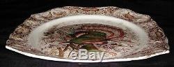 Johnson Bros Native American Wild Turkeys Windsor Ware 20 Platter