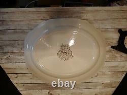 Johnson Bros Native American Wild Turkeys Windsor Ware Thanksgiving Platter