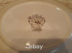 Johnson Bros Native American Wild Turkeys Windsor Ware Thanksgiving Platter