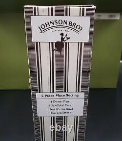 Johnson Bros OLD BRITAIN CASTLES PINK (CHINA) 28pc Service/4 Dinnerware Set(s)