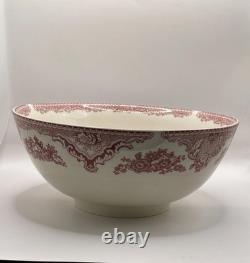 Johnson Bros Old Britain Blarney Castle in 1792Large 10Serving Bowl Rare Mint
