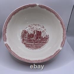 Johnson Bros Old Britain Blarney Castle in 1792Large 10Serving Bowl Rare Mint