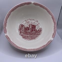 Johnson Bros Old Britain Blarney Castle in 1792Large 10Serving Bowl Rare Mint