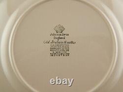 Johnson Bros Old Britain Castle Rare Service 18 Plates Semiporcelain Brown