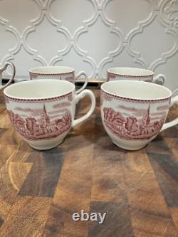 Johnson Bros Old Britain Castles 13 Pc Tea Set Teapot/Cream Sugar/Cups/Saucers