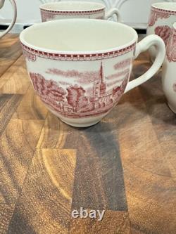 Johnson Bros Old Britain Castles 13 Pc Tea Set Teapot/Cream Sugar/Cups/Saucers