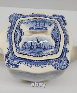 Johnson Bros Old Britain Castles Blarney Blue Coffee Pot