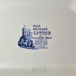 Johnson Bros Old Britain Castles Blue Transferware Tureen w Lid & Ladle England
