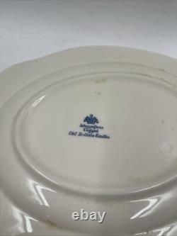 Johnson Bros Old Britain Castles Blue Willow Platter Oval England Vintage 1930's