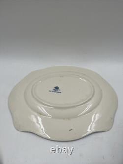 Johnson Bros Old Britain Castles Blue Willow Platter Oval England Vintage 1930's