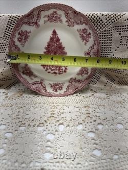 Johnson Bros Old Britain Castles Christmas Salad Set Of 6 & 2 Dinner Plates