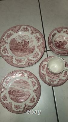 Johnson Bros Old Britain Castles Pink