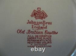 Johnson Bros Old Britain Castles Pink 8+ Settings withTwo Serving Pcs Excellent