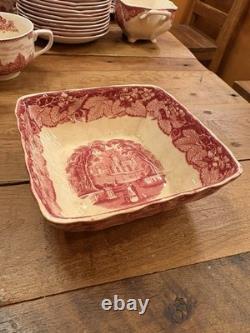 Johnson Bros Old Britain Castles Pink Dish Set