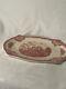Johnson Bros Old Britain Castles Pink/red 12 Oval Sandwich Tray Euc