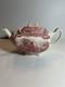 Johnson Bros Old Britain Castles Pink Teapot/lid Footed 4c