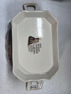 Johnson Bros Old Britain Castles Soup Tureen With LID Multicolored Rectangular