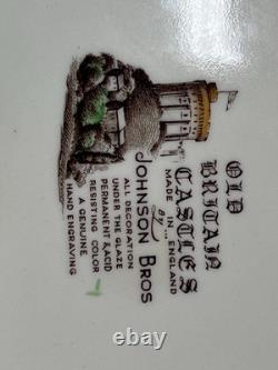 Johnson Bros Old Britain Castles Soup Tureen With LID Multicolored Rectangular
