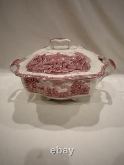 Johnson Bros Old British Castles Pink Soup Tureen