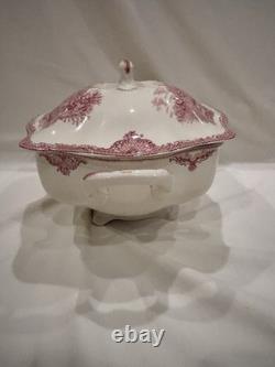 Johnson Bros Old British Castles Pink Soup Tureen
