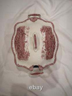 Johnson Bros Old British Castles Pink Soup Tureen