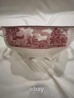 Johnson Bros Old British Castles Pink Soup Tureen
