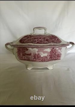 Johnson Bros Old British Castles Pink Tureen