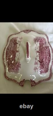 Johnson Bros Old British Castles Pink Tureen