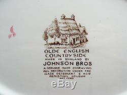 Johnson Bros Old English Countryside Brown China Lot, 48 Pieces