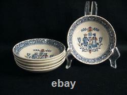 Johnson Bros. Old Granite Hearts & Flowers Berry / Sauce Bowls Six