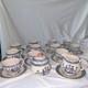 Johnson Bros Old Granite Hearts & Flowers Ironstone 25 Piece Dinner Set England