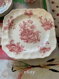 Johnson Bros. Pastorale Toile De Jouy-20 Piece Set -china-england-pat #168032