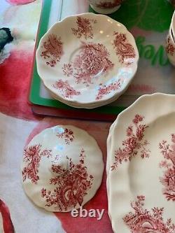 Johnson Bros. Pastorale Toile De Jouy-20 Piece Set -china-england-pat #168032