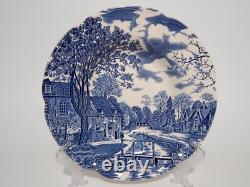 Johnson Bros Rare Table Service 18 Plates Semi Porcelain Cotswold Blue