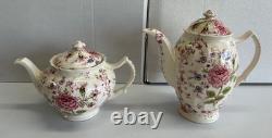 Johnson Bros Rose Chintz 15 Piece Tea & Coffee Set Made in England