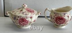 Johnson Bros Rose Chintz 15 Piece Tea & Coffee Set Made in England