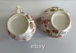 Johnson Bros Rose Chintz 15 Piece Tea & Coffee Set Made in England