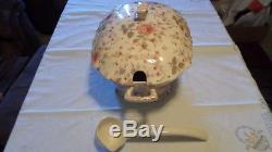 Johnson Bros Rose Chintz Large Rectangular Soup Tureen & LID Mint Condition