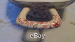 Johnson Bros Rose Chintz Large Rectangular Soup Tureen & LID Mint Condition