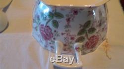 Johnson Bros Rose Chintz Large Rectangular Soup Tureen & LID Mint Condition