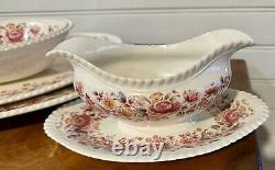 Johnson Bros Serving Platters Vegetable Bowls & Gravy Boat Set